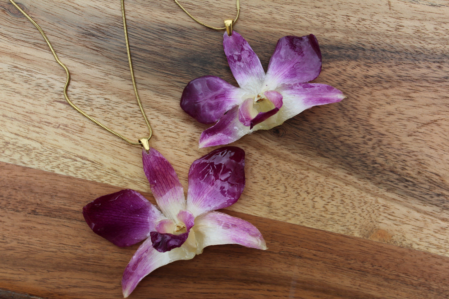 Dendrobium Orchid Necklace