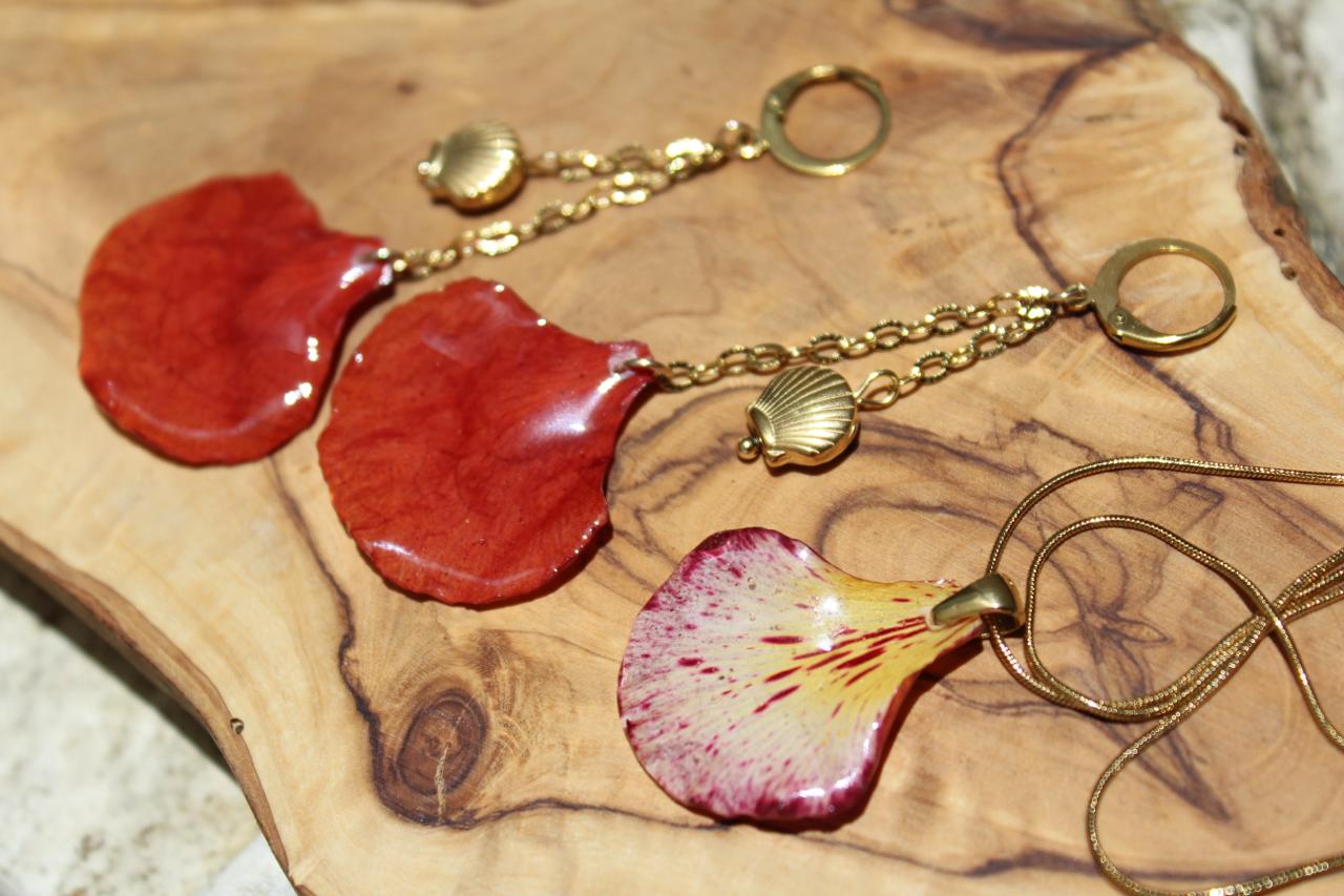 Flamboyán Drop Earrings