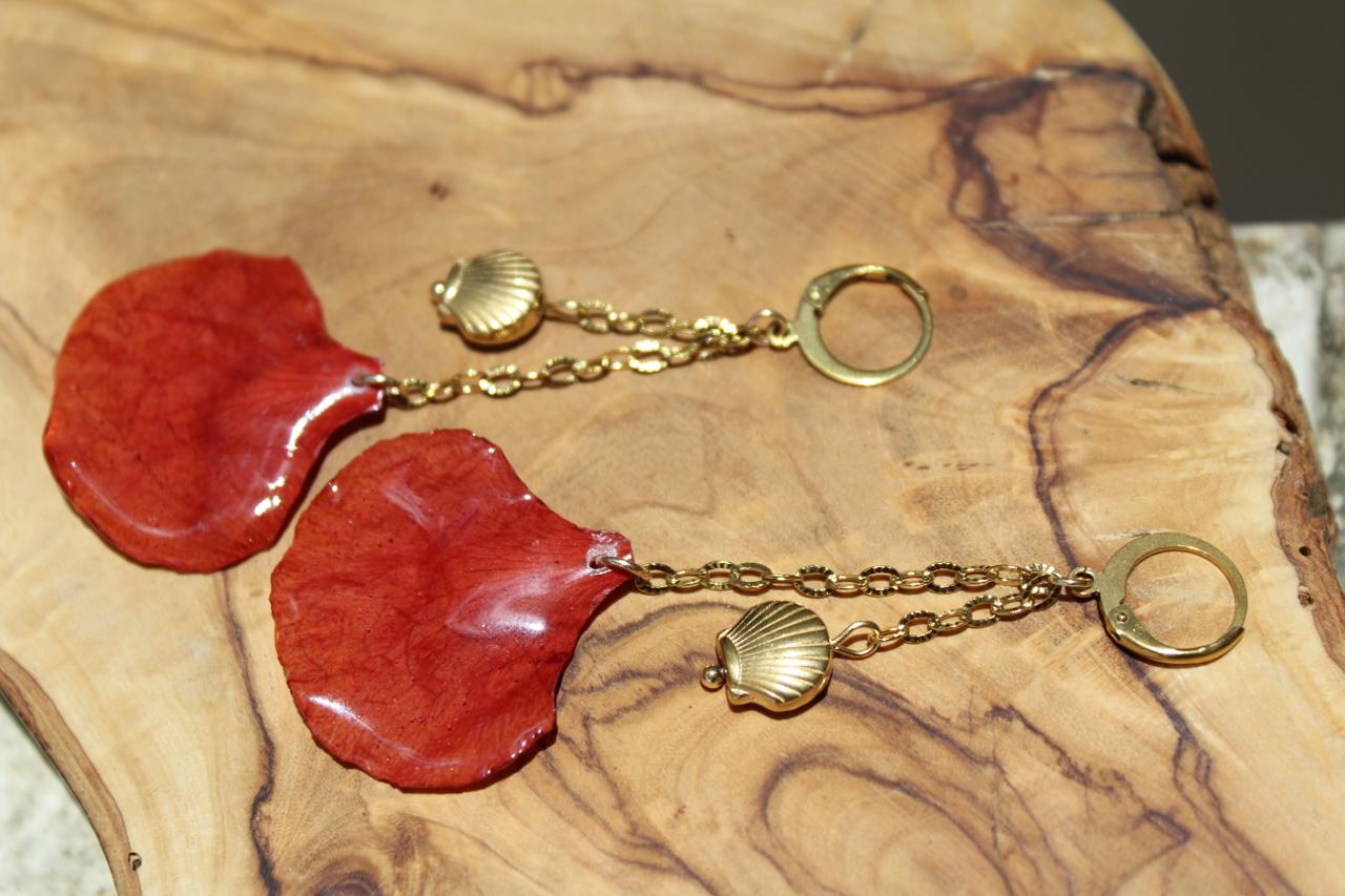 Flamboyán Drop Earrings