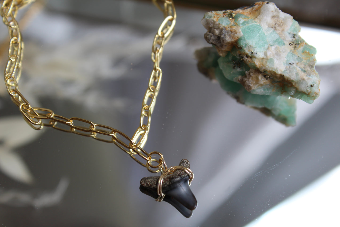 Shark Tooth Paperclip Chain