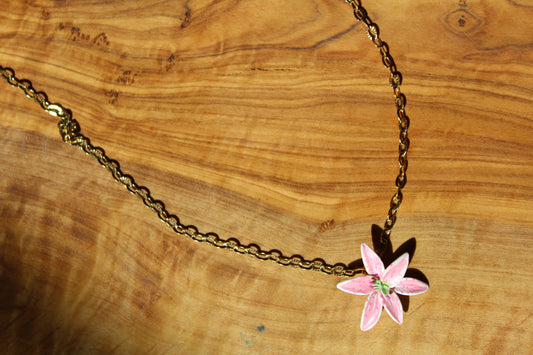 Tropical Lily Necklace