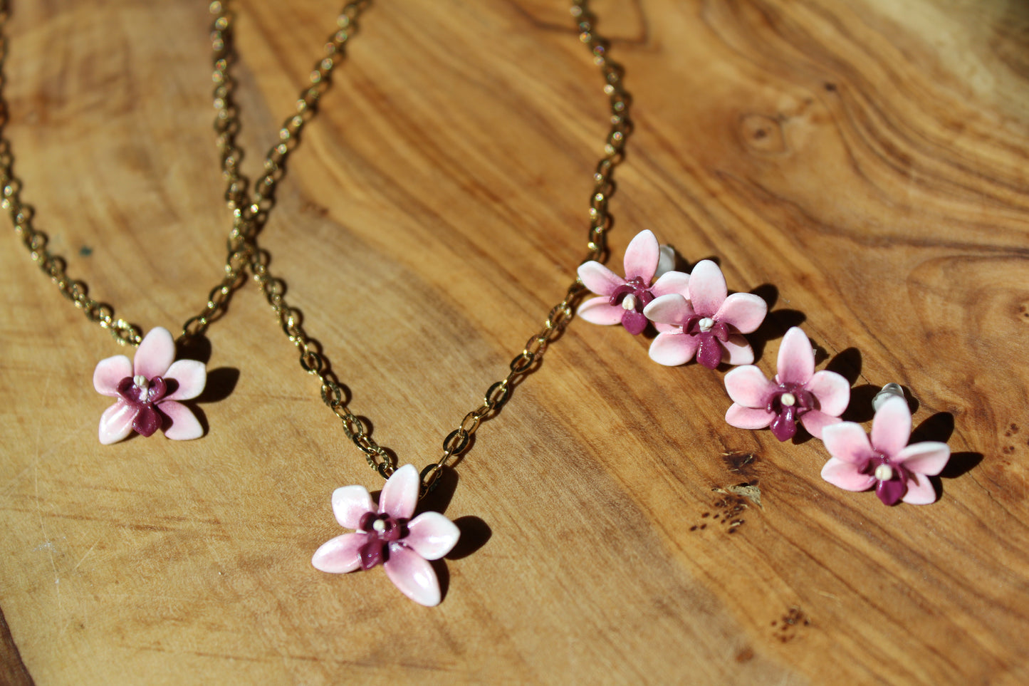 Blushing Orchid Necklace