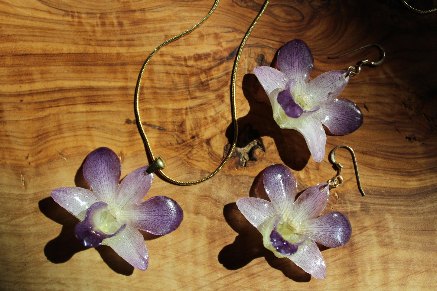 Enchantress Orchid Earrings