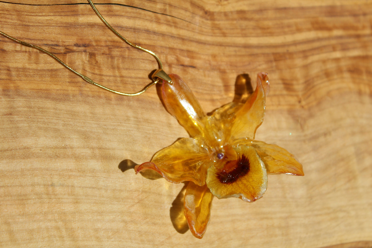 Tropical Dendrobium Necklace