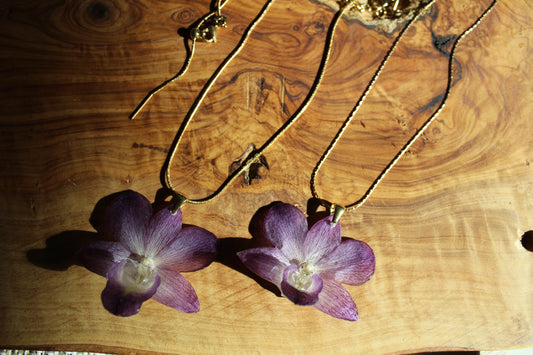 Enchantress Orchid Necklace