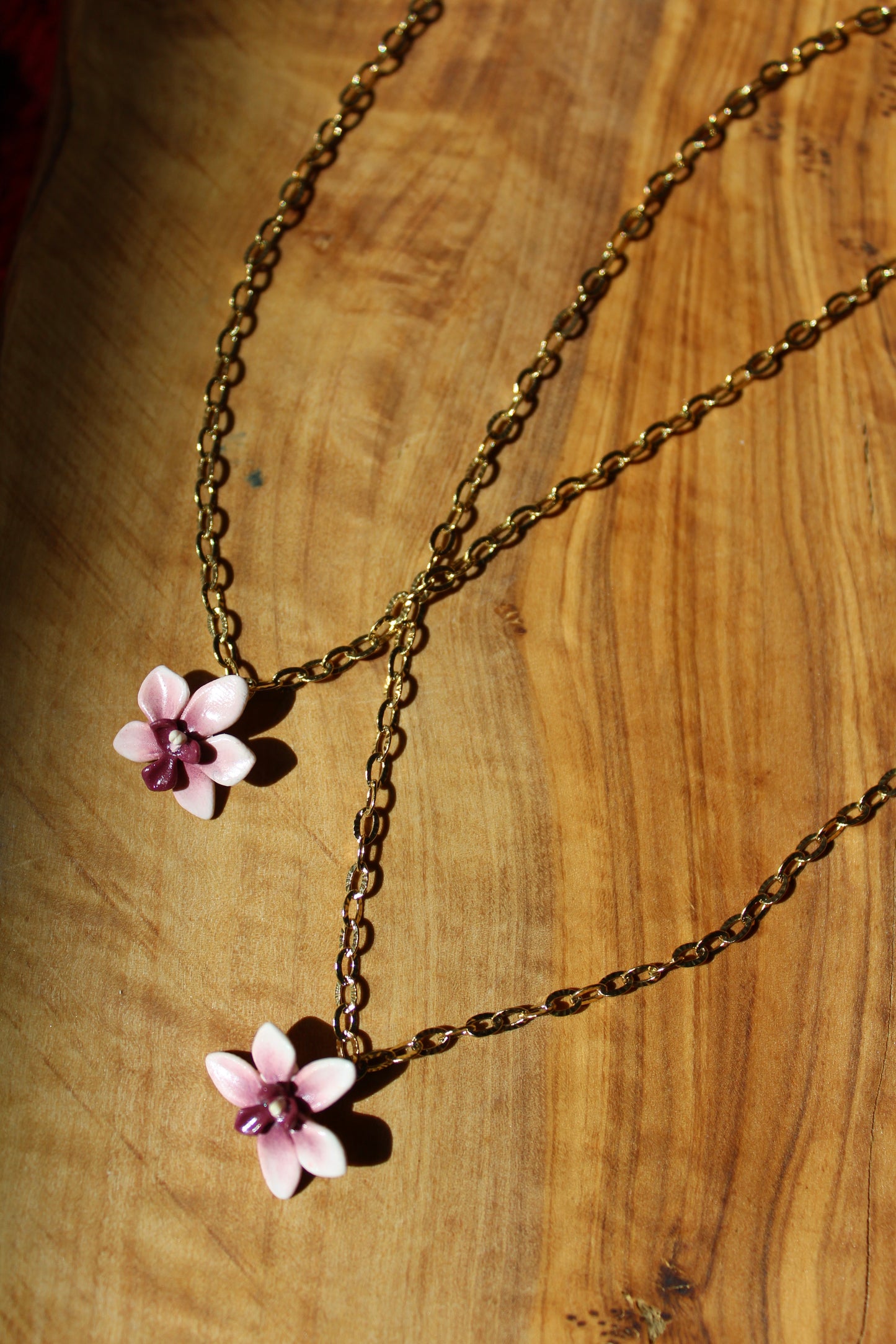 Blushing Orchid Necklace