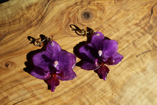 Vera Orchid Earrings