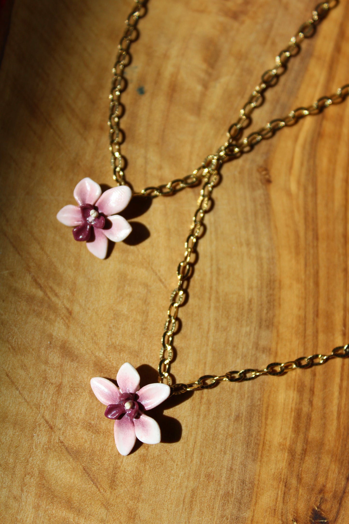 Blushing Orchid Necklace